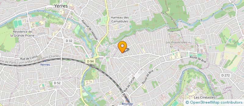 localisation de l'entreprise MADAME ALEXANDRA DOS SANTOS NASCIMENTO  BRUNOY