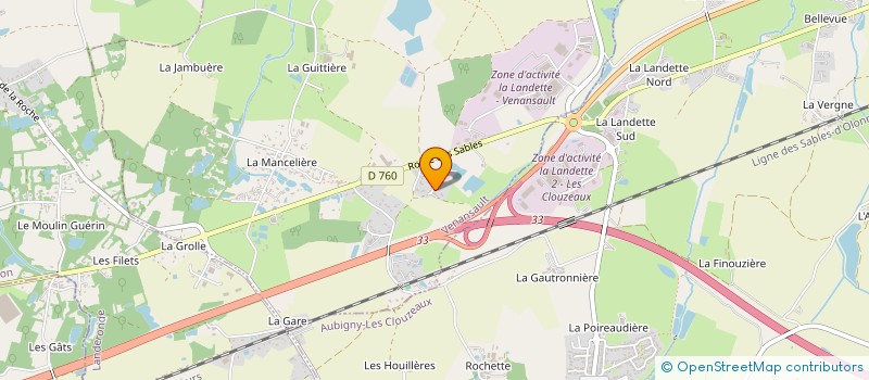 localisation de l'entreprise MADAME ALEXANDRA DRILLEAUD  VENANSAULT