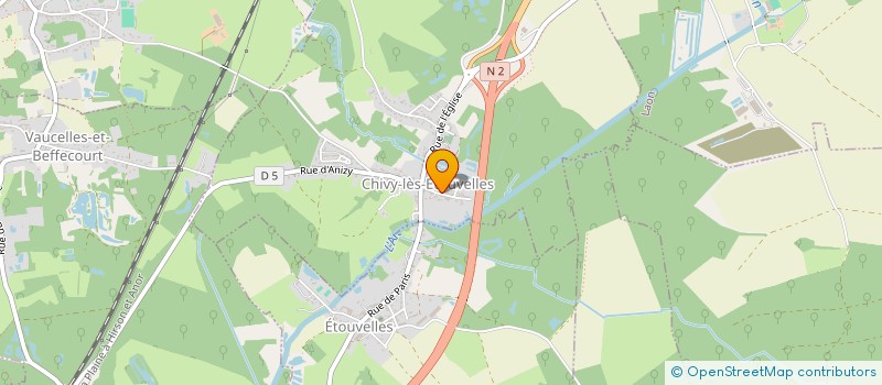 localisation de l'entreprise MADAME ALEXANDRA DRU  CHIVY-LES-ETOUVELLES