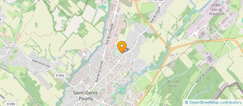 localisation de l'entreprise MADAME ALEXANDRA DUMOULIN  SAINT-GENIS-POUILLY