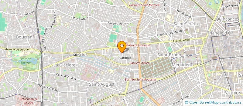 localisation de l'entreprise MADAME ALEXANDRA DUPLAINE  BORDEAUX