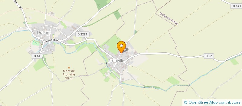 localisation de l'entreprise MADAME ALEXANDRA DUPUIS  PRONVILLE-EN-ARTOIS