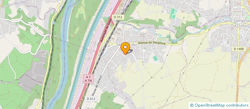 localisation de l'entreprise MADAME ALEXANDRA DUPUIS  SEREZIN-DU-RHONE