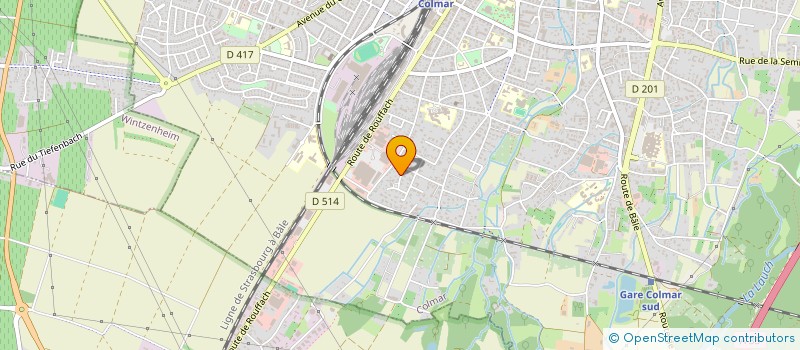 localisation de l'entreprise MADAME ALEXANDRA DUPUY  COLMAR