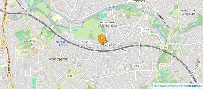 localisation de l'entreprise MADAME ALEXANDRA DUVERNEUIL  YERRES