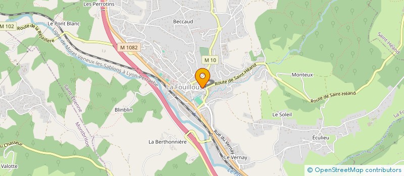 localisation de l'entreprise MADAME ALEXANDRA DUVERNEY  LA FOUILLOUSE