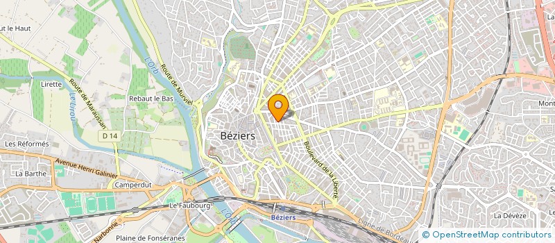localisation de l'entreprise MADAME ALEXANDRA ECLAIRCY  BEZIERS