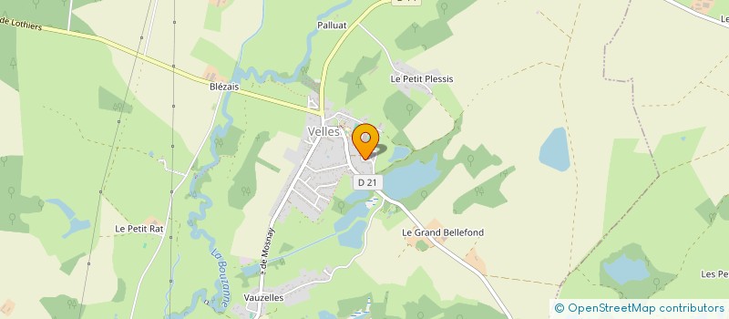 localisation de l'entreprise MADAME ALEXANDRA ELET à VELLES