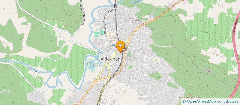 localisation de l'entreprise MADAME ALEXANDRA ELIE  VIDAUBAN