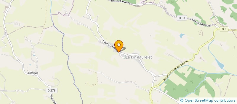 localisation de l'entreprise MADAME ALEXANDRA ESCUDERO  LE PIN-MURELET