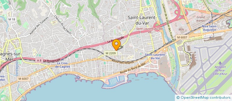 localisation de l'entreprise MADAME ALEXANDRA ESPUNO à SAINT-LAURENT-DU-VAR