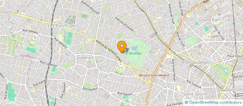 localisation de l'entreprise MADAME ALEXANDRA EYQUEM  BORDEAUX