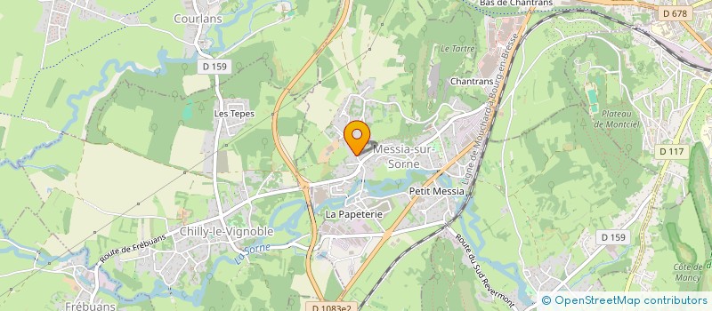 localisation de l'entreprise MADAME ALEXANDRA FAMELART  MESSIA-SUR-SORNE