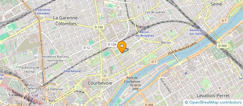 localisation de l'entreprise MADAME ALEXANDRA FARGEAUD à COURBEVOIE