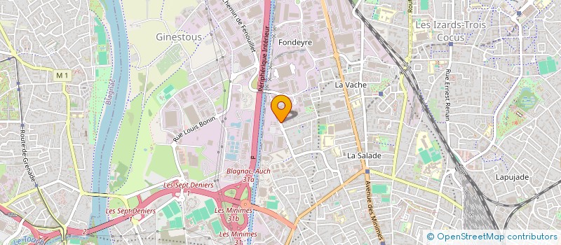 localisation de l'entreprise MADAME ALEXANDRA FAU  TOULOUSE