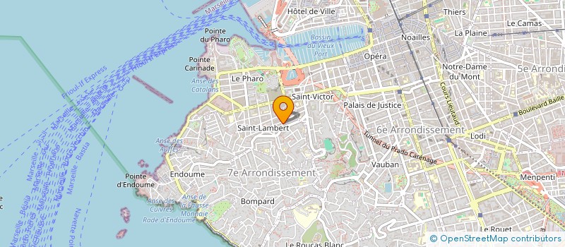 localisation de l'entreprise MADAME ALEXANDRA FERBLANTIER  MARSEILLE