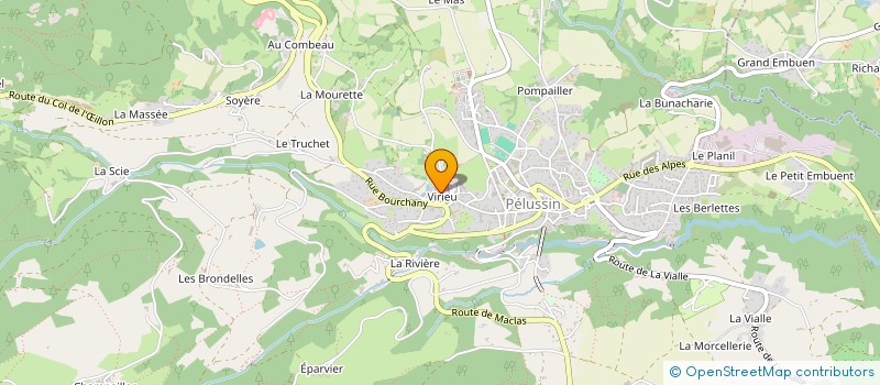 localisation de l'entreprise MADAME ALEXANDRA FERDINANDE  PELUSSIN