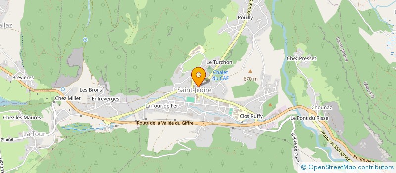 localisation de l'entreprise MADAME ALEXANDRA FERIGO à SAINT-JEOIRE