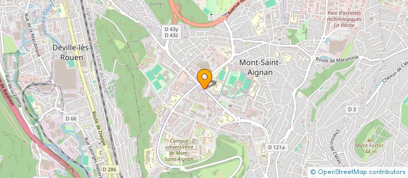 localisation de l'entreprise MADAME ALEXANDRA FERON à MONT-SAINT-AIGNAN