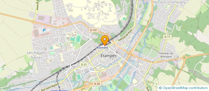 localisation de l'entreprise MADAME ALEXANDRA FERRAND à ETAMPES