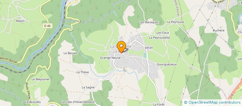 localisation de l'entreprise MADAME ALEXANDRA FERRAND à LA CHAPELLE-D'AUREC