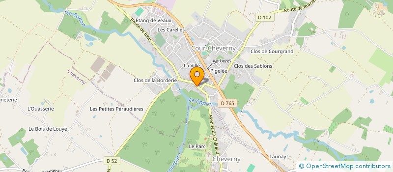 localisation de l'entreprise MADAME ALEXANDRA FEUILLATRE  COUR-CHEVERNY