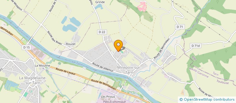 localisation de l'entreprise MADAME ALEXANDRA FIELDES  MIREPOIX-SUR-TARN