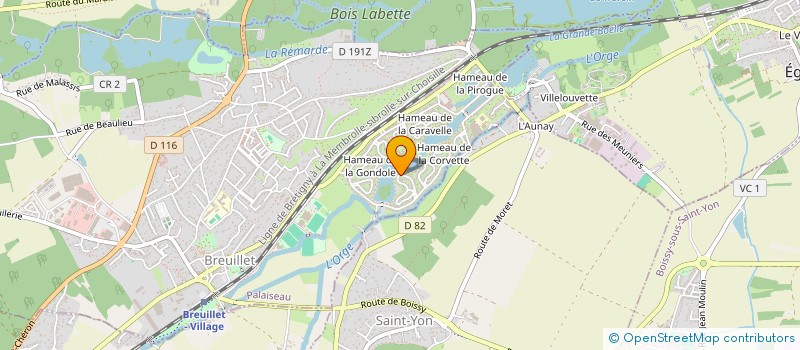 localisation de l'entreprise MADAME ALEXANDRA FLAINVILLE  BREUILLET