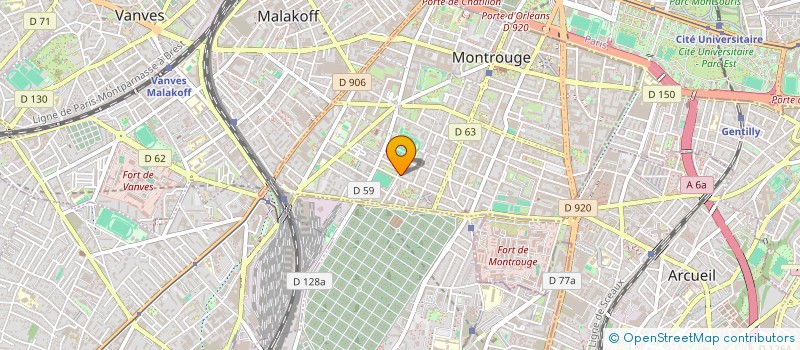 localisation de l'entreprise MADAME ALEXANDRA FLIPPES  MONTROUGE