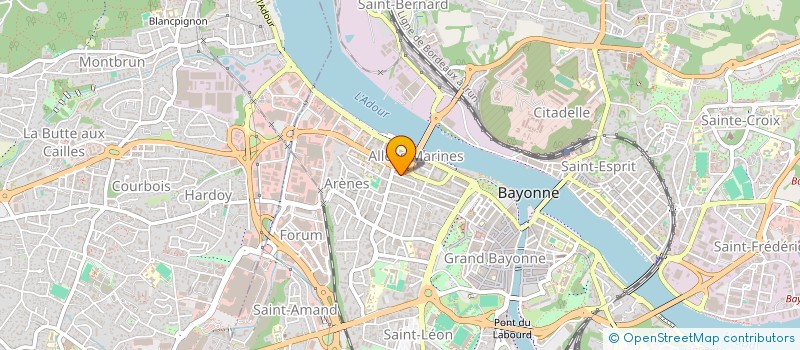 localisation de l'entreprise MADAME ALEXANDRA FONTAINE  SAINT-PIERRE-D'IRUBE