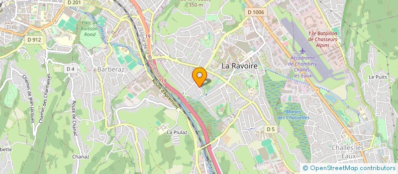 localisation de l'entreprise MADAME ALEXANDRA FORTUNET  LA RAVOIRE