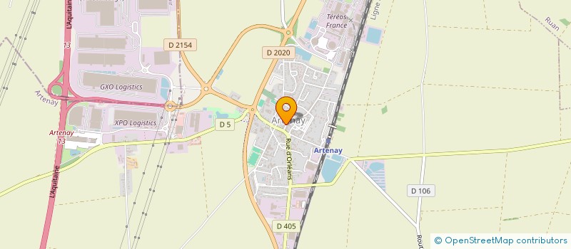 localisation de l'entreprise MADAME ALEXANDRA FOUGERAY à ARTENAY
