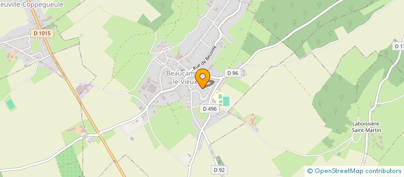 localisation de l'entreprise MADAME ALEXANDRA FOURDRINIER  BEAUCAMPS-LE-VIEUX