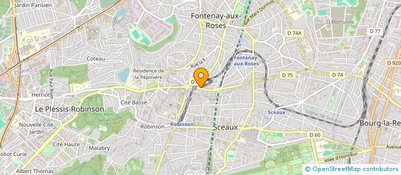 localisation de l'entreprise MADAME ALEXANDRA FOURNIER à FONTENAY-AUX-ROSES