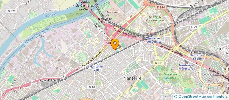 localisation de l'entreprise MADAME ALEXANDRA FOURNIER  NANTERRE