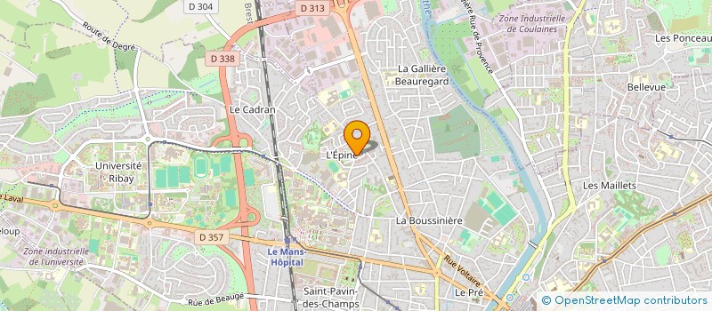 localisation de l'entreprise MADAME ALEXANDRA FOY  LE MANS