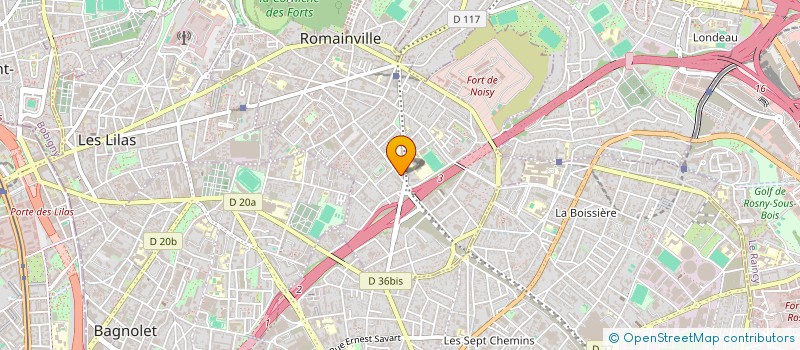 localisation de l'entreprise MADAME ALEXANDRA FRANCOIS à ROMAINVILLE