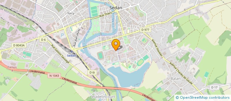 localisation de l'entreprise MADAME ALEXANDRA FRANCOIS MARIE  SEDAN