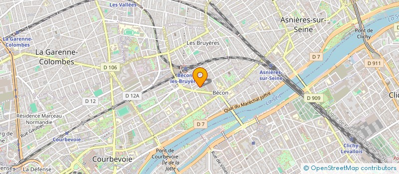 localisation de l'entreprise MADAME ALEXANDRA FRANCOISE BARTON à COURBEVOIE