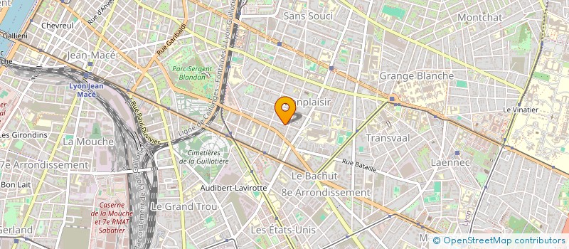 localisation de l'entreprise MADAME ALEXANDRA FRANCONNET à LYON