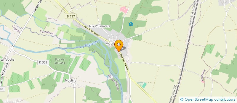 localisation de l'entreprise MADAME ALEXANDRA FREZAL  MAIRE-LEVESCAULT