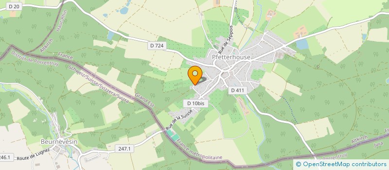 localisation de l'entreprise MADAME ALEXANDRA FRIEH  PFETTERHOUSE