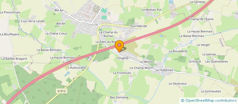 localisation de l'entreprise MADAME ALEXANDRA FRONTIER  GOSNE