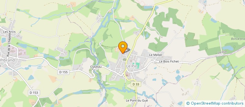 localisation de l'entreprise MADAME ALEXANDRA GABARD à LE PIN