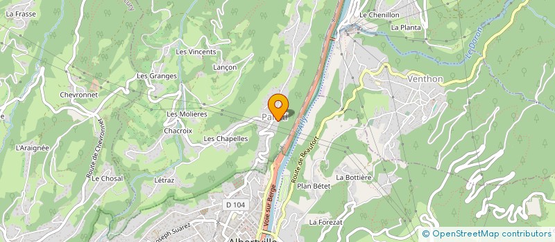 localisation de l'entreprise MADAME ALEXANDRA GAFFORY  PALLUD