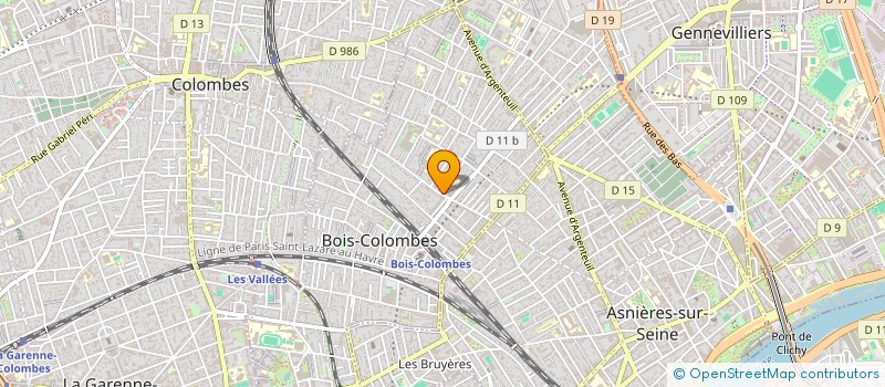 localisation de l'entreprise MADAME ALEXANDRA GAGNY à BOIS-COLOMBES