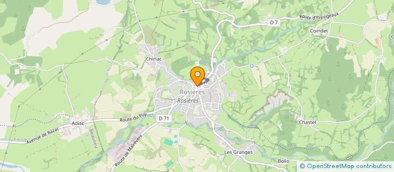 localisation de l'entreprise MADAME ALEXANDRA GALLIEN  ROSIERES