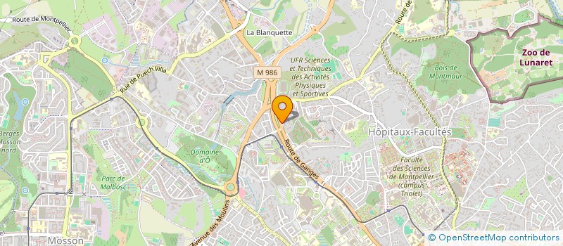 localisation de l'entreprise MADAME ALEXANDRA GALOGER à MONTPELLIER