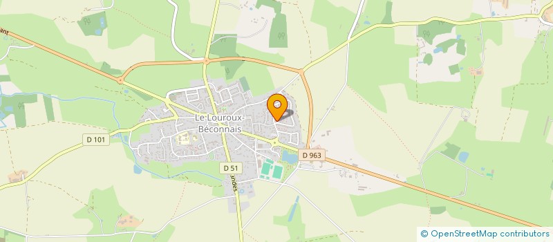 localisation de l'entreprise MADAME ALEXANDRA GANNE  VAL D'ERDRE-AUXENCE