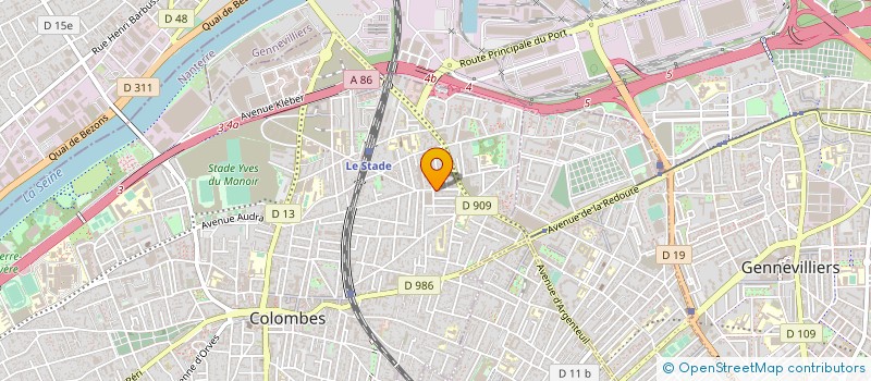 localisation de l'entreprise MADAME ALEXANDRA GARAFFI à COLOMBES